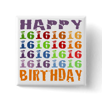 Happy Sixteenth Birthday! Pin
