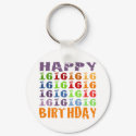 Happy Sixteenth Birthday! keychains by stikstikly Happy Sixteenth Birthday! keychains