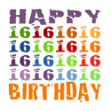 Happy Sixteenth Birthday! t-shirts by stikstikly Happy Sixteenth Birthday! t-shirts