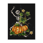 HAPPY SKELETON & JACK by SHARON SHARPE