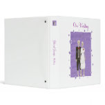 Happy Skeletons Halloween Wedding Binders