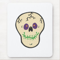 happy skull  mousepads