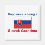 Happy Slovak Grandma Fridge Magnet