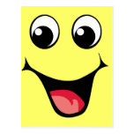 Happy Smiley Emoticon Postcard