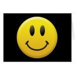 Happy Smiley Face Greeting Card