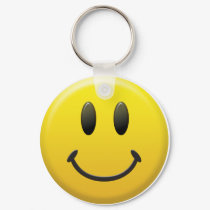 Happy Smiley Face keychains