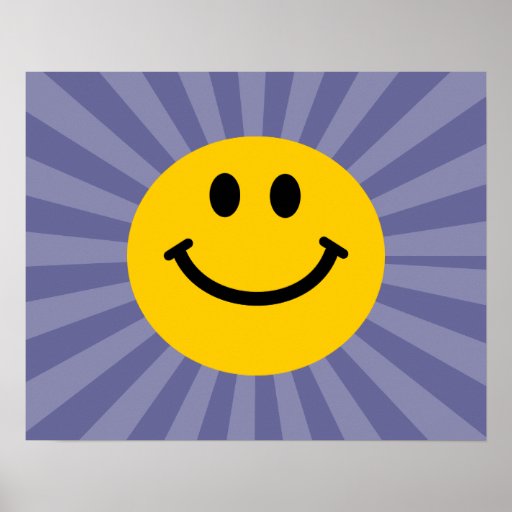 Happy Smiley Face Posters Zazzle