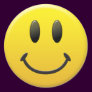 Happy Smiley Face Round Stickers