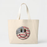 Happy Smiley Face Tote Bags