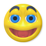 Happy smilie smiley magnets