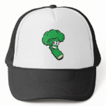 happy smiling broccoli hats
