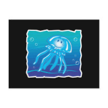 happy smiling jellyfish postcards by doonidesignsanimals happy smiling jellyfish postcards