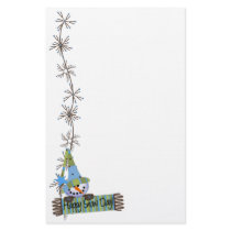 Happy Snow Day Stationary Stationery