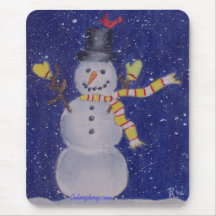 Happy Snow Mousepad