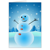 Happy Snowman and Snow cards