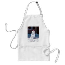 Happy Snowman aprons