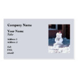 Happy Snowman Business Card Template