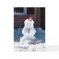 Happy Snowman cards