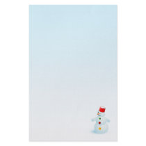 Happy Snowman Christmas stationery