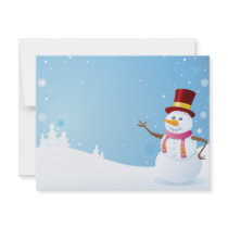 Happy Snowman invitations by thamagikal1 Happy Snowman invitations