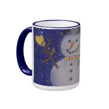 Happy Snowman Mug