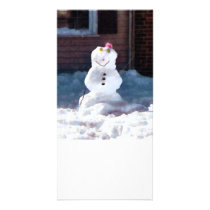 Happy Snowman photo cards