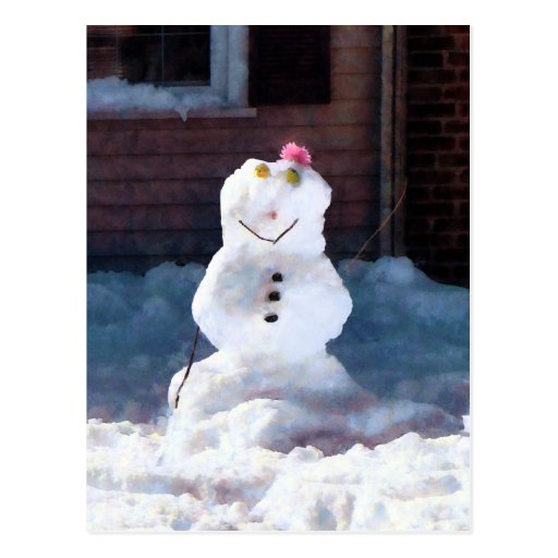 Happy Snowman Postcards