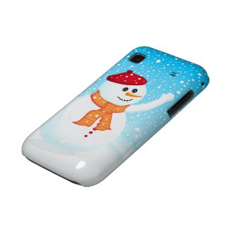 Happy Snowman Samsung Galaxy S Case casematecase