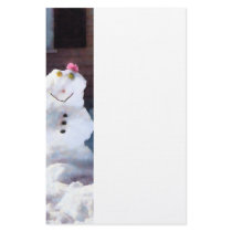 Happy Snowman stationery