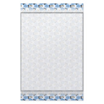 Happy Snowmen Redux Sm Any Color Stationary stationery