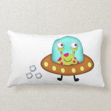 happy space journey pillow