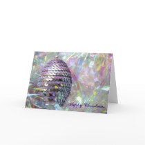 Happy Sparkly Pink Christmas Cards