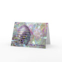 Happy Sparkly Pink Christmas cards