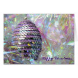Happy Sparkly Pink Christmas Cards