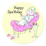 Happy Spa'thday stickers stickers