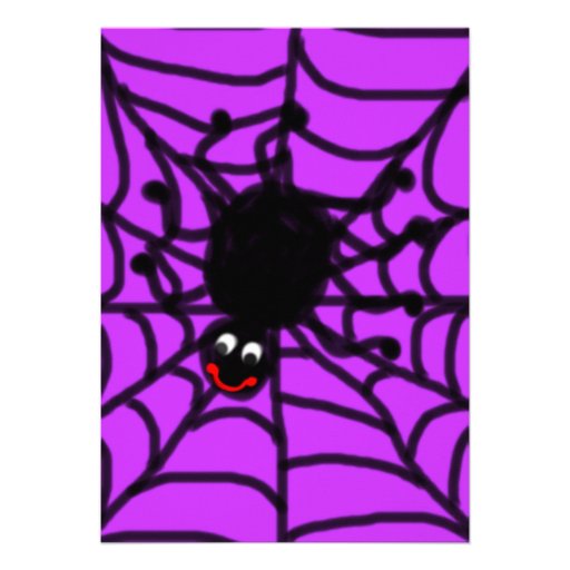 Happy Spider Invitation