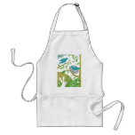 Happy Spring Birds & Bunny Apron aprons