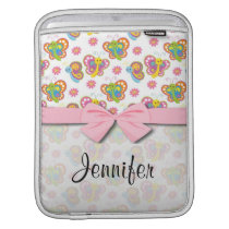 happy spring butterflies pattern sleeve for ipads