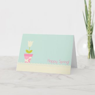 Happy Spring Greeting Card card