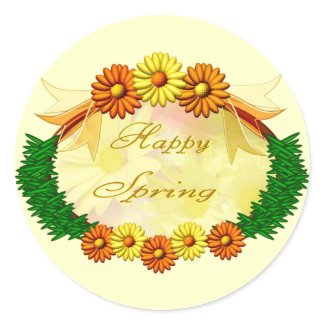 Happy Spring sticker