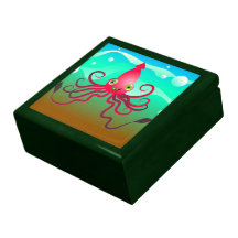 Happy Squid Jewelry Box