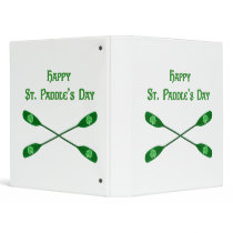 Happy St. Paddle's Kayak 3 Ring Binders