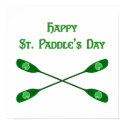 Happy St. Paddle's Kayak Posters