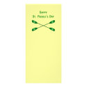 Happy St. Paddle's Kayak Rack Card Design