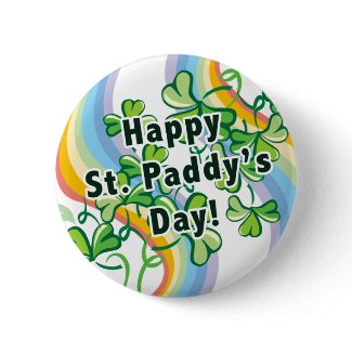 Happy St. Paddy's Day button