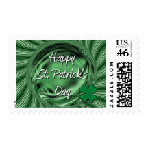 Happy St. Patrick's Day Postage Stamps