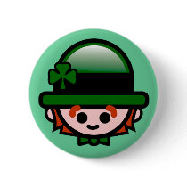 Happy St. Patrick's Button by RespectTheSoul Happy St. Patrick's Button