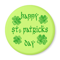 Happy St. Patricks Day /1 Fridge Magnets