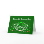 Happy St. Patrick's Day Abstract Greeting Card
