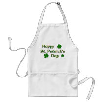 Happy St. Patrick's Day Aprons